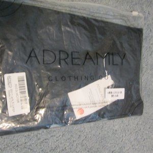 ADREAMLY XL Black Women's Scoop Neck Tank Tops Sleeveless Back Bodysuit